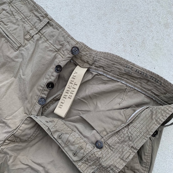 Burberry Brit shorts cargo khakis 34x19 - Picture 3 of 10